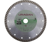 Диск алмазный отрезной Uragan 200 мм "ТУРБО" универсальный 909-12131-200