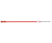 Канал направляющий 5.40 м диам. 1.0-1.2_сталь_красный (1 шт.) FB.SLR-50