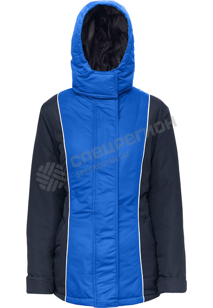 Фотография Куртка утепленная Лада синяя женская