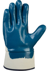 Перчатки DOG Нитролл N3204 1.4мм синие КЧ (крага частичное)