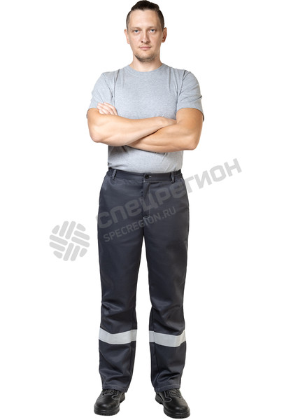 Фотография Костюм рабочий Аватар 2 серо-черный с брюками