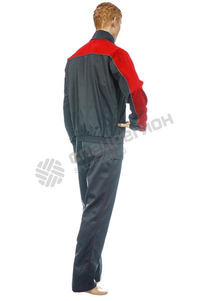 Фотография Костюм рабочий Аватар с брюками серо-красный