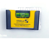 Уровень магнитный STABILA тип Pocket Magnetic (1гориз.,точн. 1мм/м)