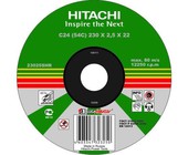 Круг зачистной Луга Hitachi 230х6х22 А24 по мет.