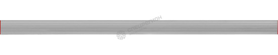 Фотография Правило ЗУБР "МАСТЕР" алюминиевое, прямоугольный профиль с ребром жесткости, 2,0м 10751-2.0