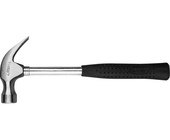 Молоток-гвоздодер 2024-450_z01 STAYER "MASTER" с металлической обрезиненной рукояткой, 450г