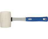Киянка 20531-900_z01 ЗУБР "ЭКСПЕРТ" резиновая белая со стеклопластиковой ручкой, 0,90кг