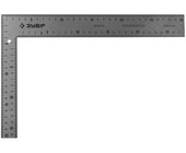 Угольник 3434-30 ЗУБР "ЭКСПЕРТ" плотницкий цельнометаллический, гравированная шкала (шаг 1мм), 300х2