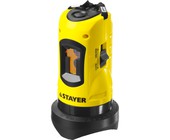 Дальномер лазерный Stayer "MASTER" "LASER-Max" самовыравнивающийся, точность +/-1 мм/м, дальность 10 м.